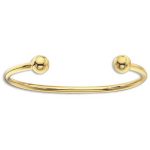 womens solid gold bangle
