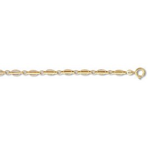 Ladies 7.5inch London Transport Bracelet in 9ct Yellow Gold