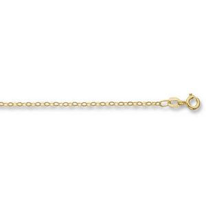 9ct Yellow Gold Faceted Belcher Chain Lengths 14 to 24 inches