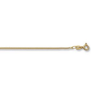 9ct Yellow Gold Close Curb Chain Lengths 14 to 24 inches