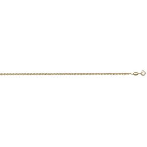 9ct Yellow Gold Rope Chain Lengths 7 to 24 inches
