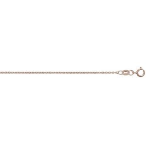 9ct Rose Gold Cable Chain Lengths 16 to 24 inches