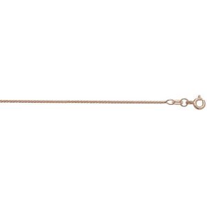 9ct Rose Gold Round Wheat Chain Lengths 16 to 24 inches