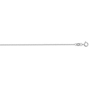 18ct White Gold Cable Chain Lengths 16 to 20 inches