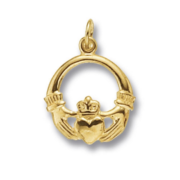 Claddagh Gold Pendant | Hockley Jewellers