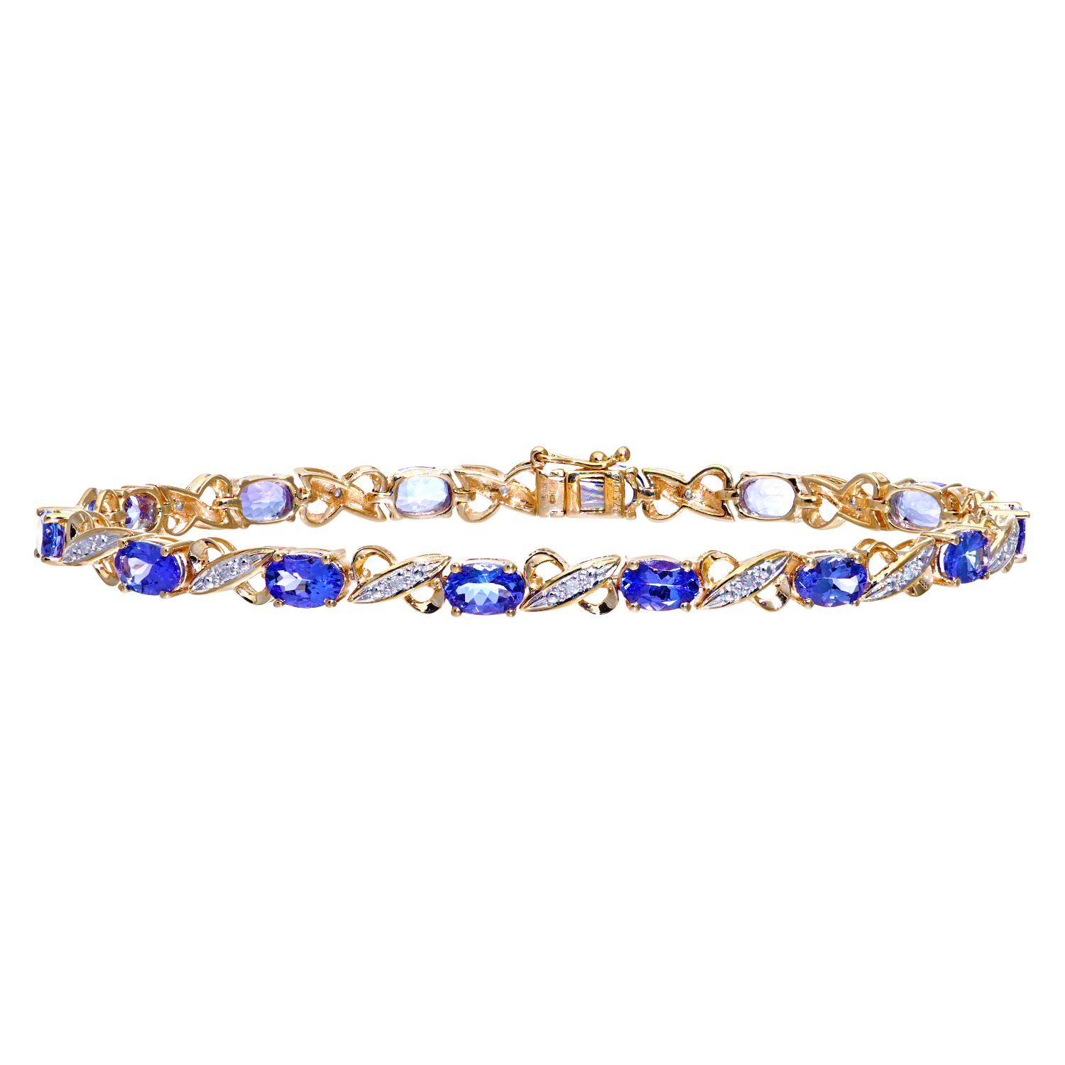 Tanzanite bracelet clearance gold